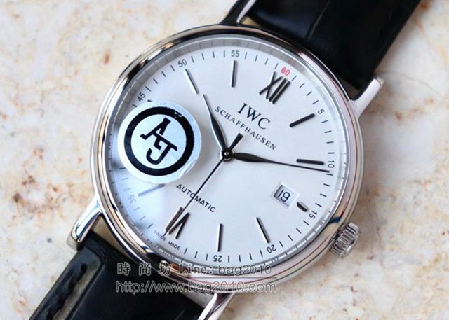 IWC手錶 萬國波濤菲諾商務簡約腕表 萬國經典款機械男表 萬國高端男士腕表  hds1616